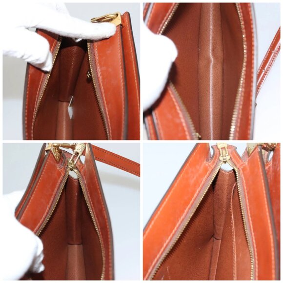 LOUIS VUITTON Epi Angian Clutch Bag Brown - Picture 15 of 15